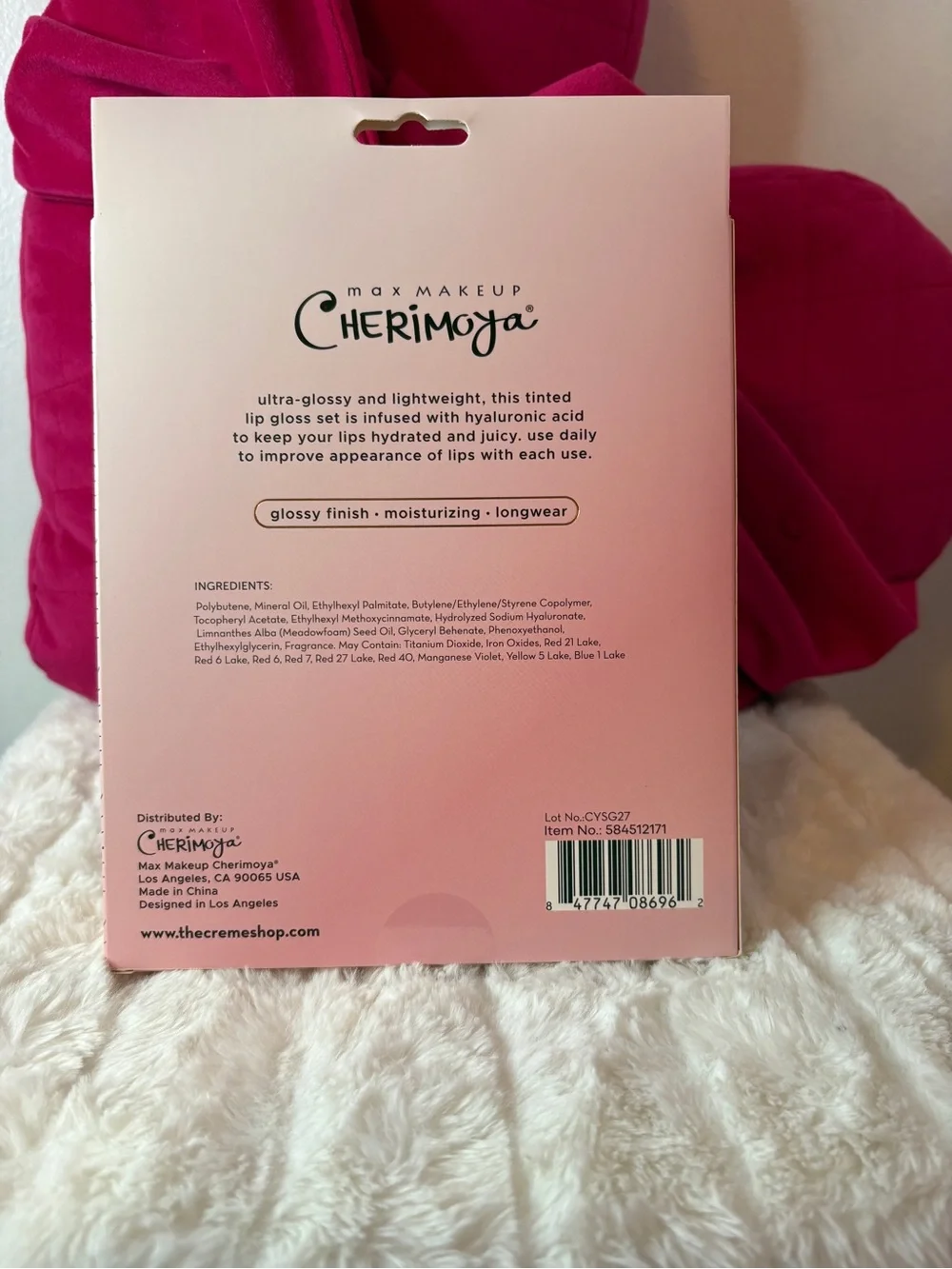 Cherimoya 3 piece lip oil Watermelon Flavored Set